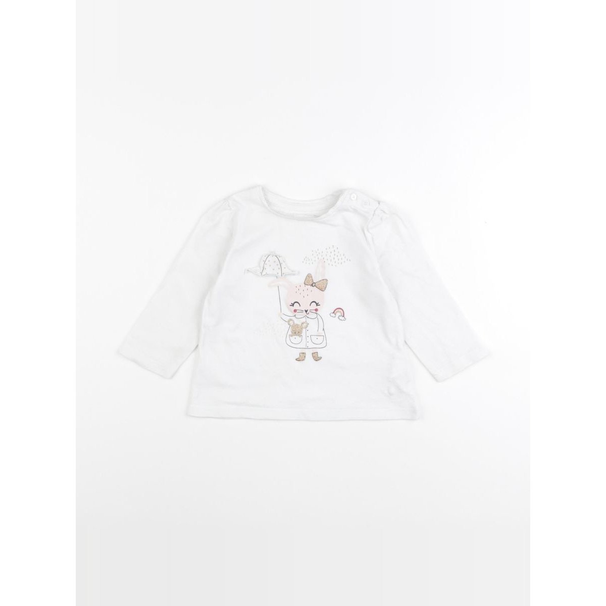 Tee-shirt - Très bon état blanc, VERTBAUDET