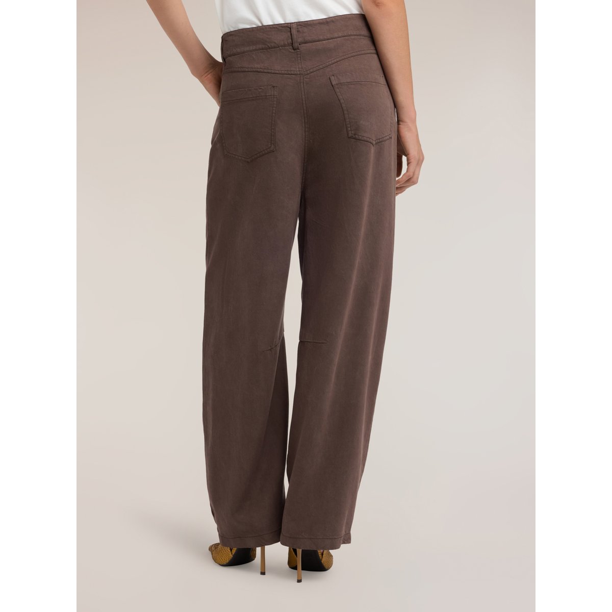 Pantalon barrel marron, MOTIVI