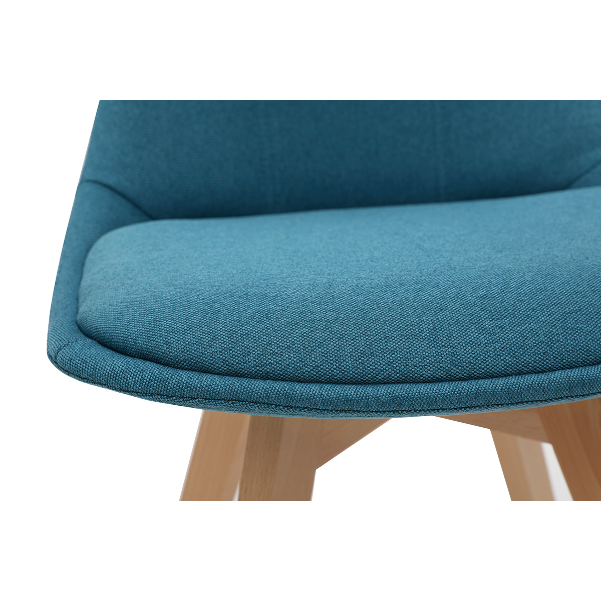 Chaises scandinaves (lot de 2) MATILDE bleu canard, MILIBOO