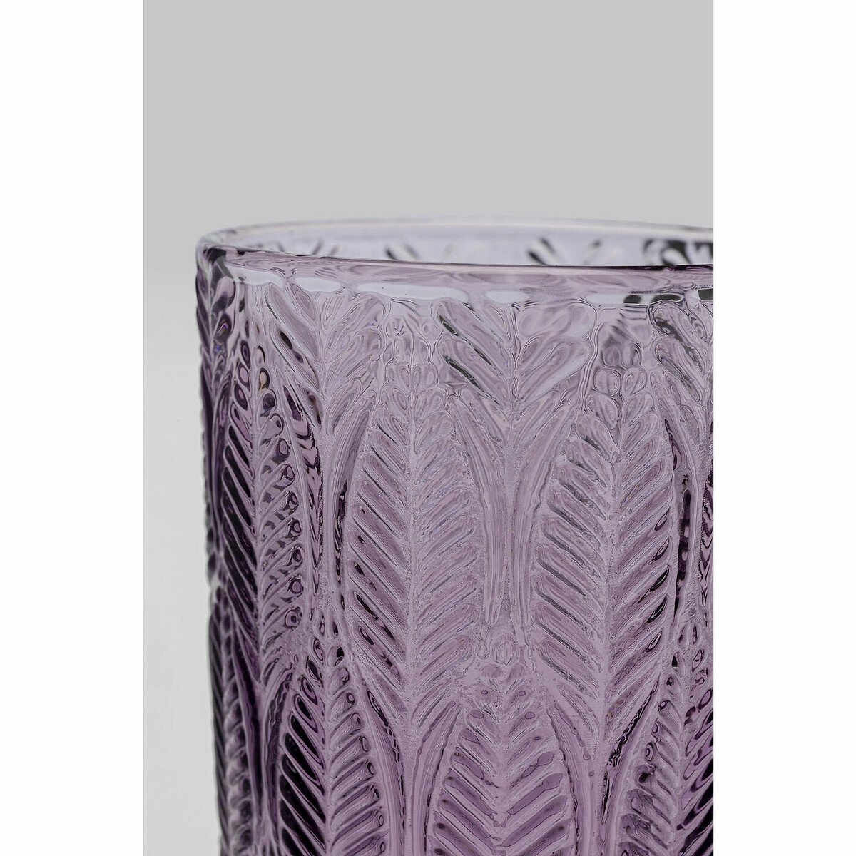 Bicchiere Fogli viola lilla, KARE DESIGN