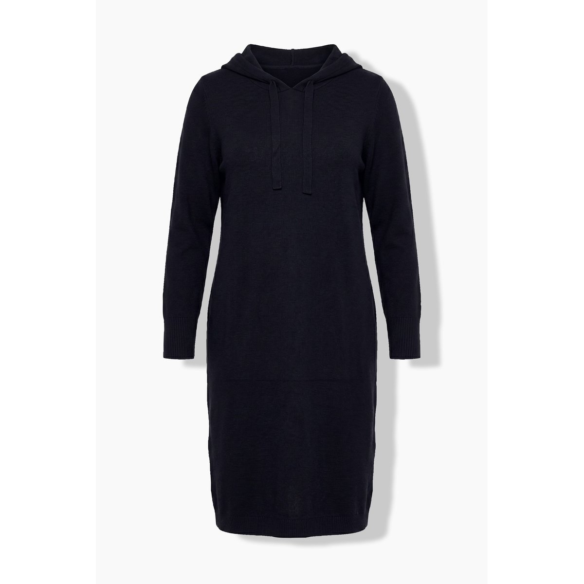 Robe en maille, longueur midi marine, ULLA POPKEN