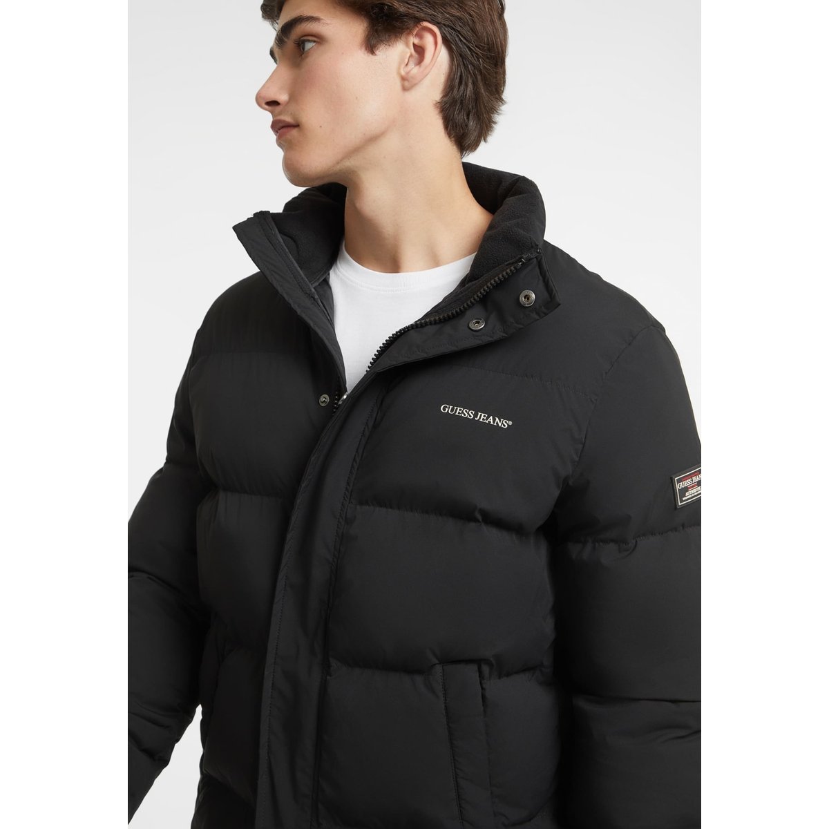Veste Doudoune Classique noir, GUESS JEANS