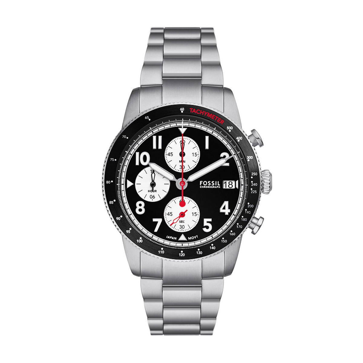 Montre Analogique  SPORT TOURER argenté noir argenté, FOSSIL