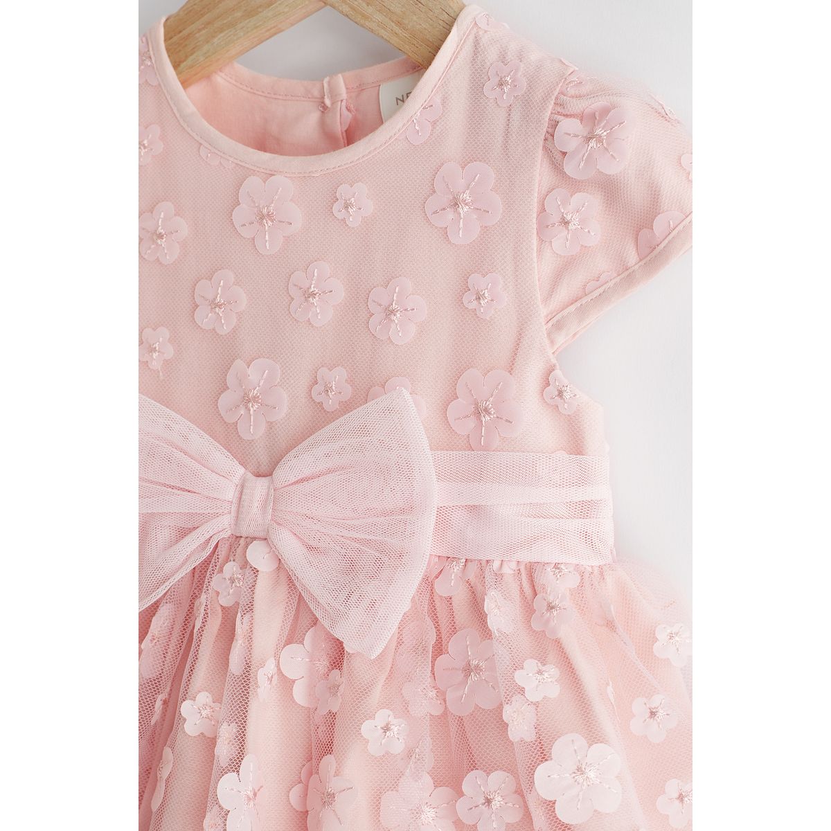 Robe bébé pour les grandes occasions fleurs 3d roses, NEXT