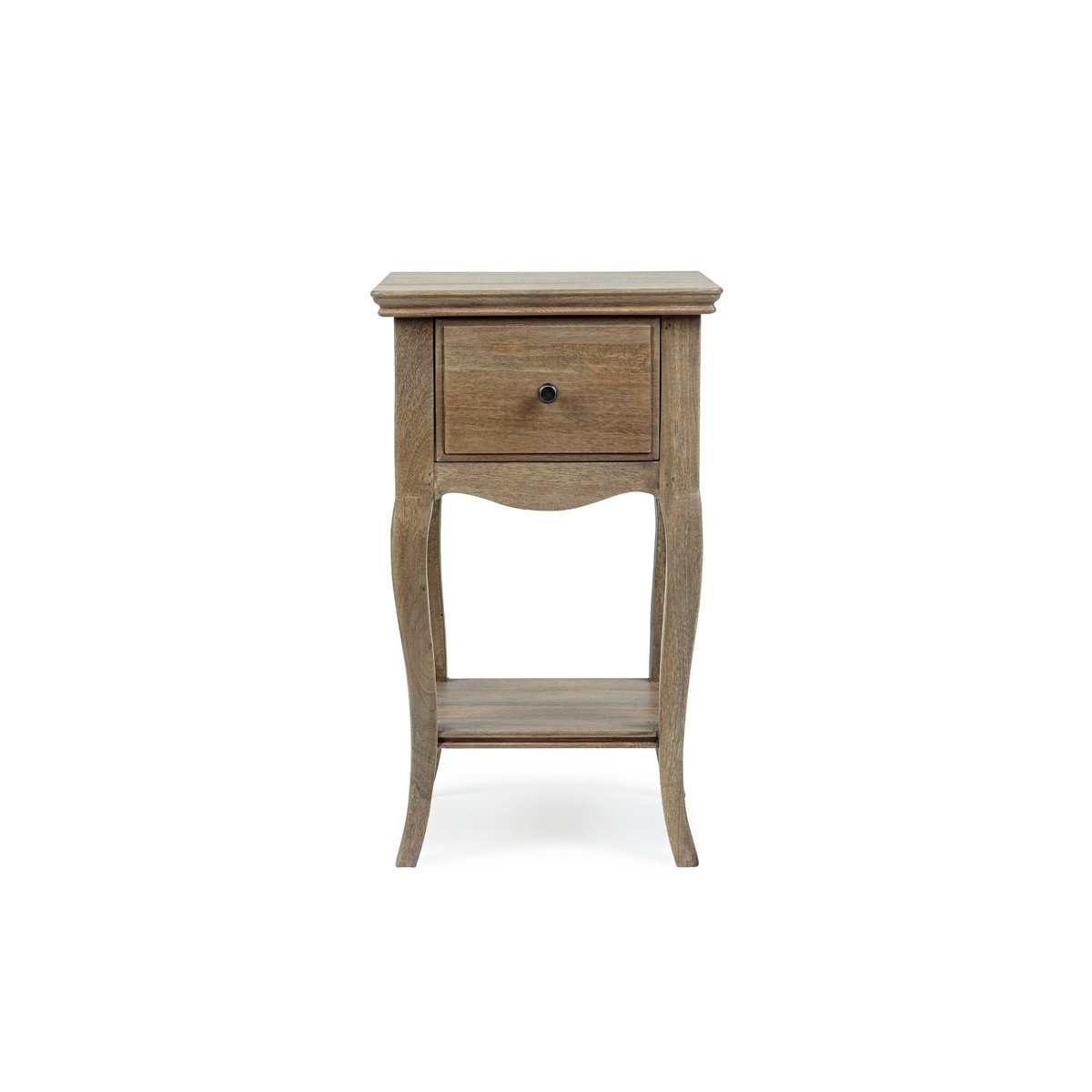 Table de chevet en bois de manguier 1 tiroir 1 tablette - GRACE bois clair, HELLIN, DEPUIS 1862