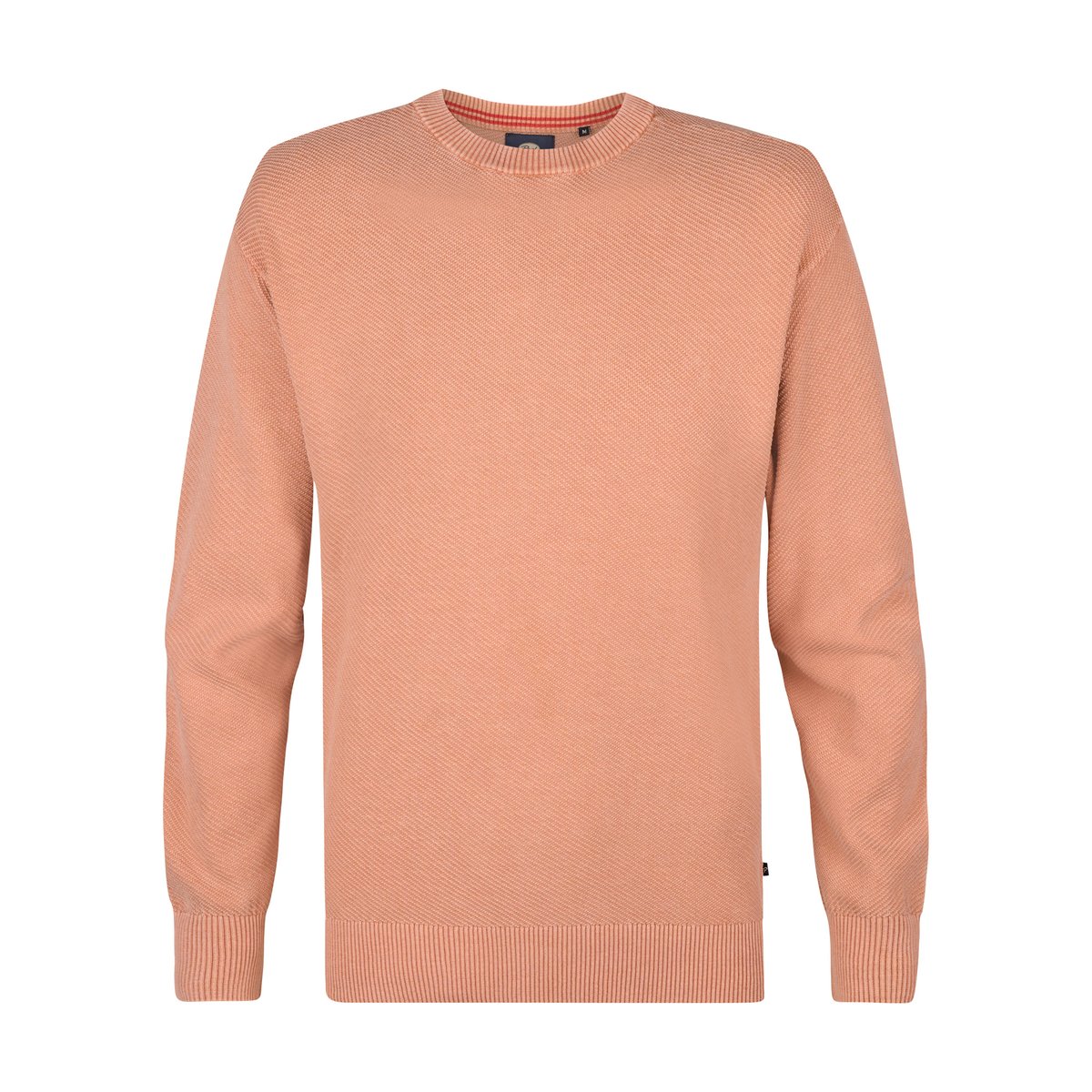 Pull en maille pebbleview rouge dusty peach, PETROL INDUSTRIES