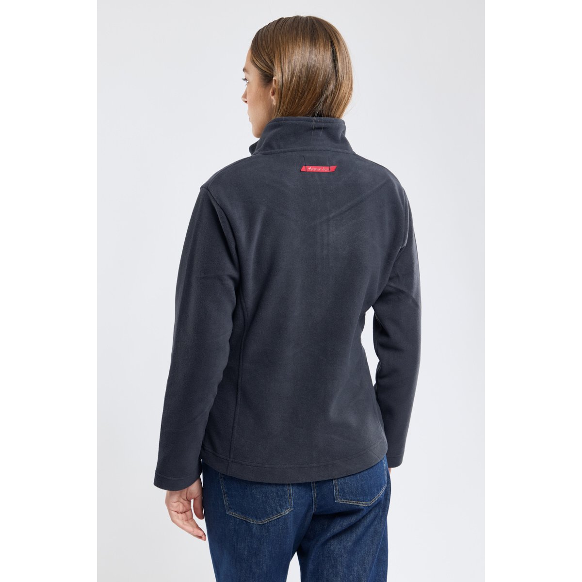 Veste polaire double zip à col montant r.navy/blanc/r.navy, ARMOR-LUX