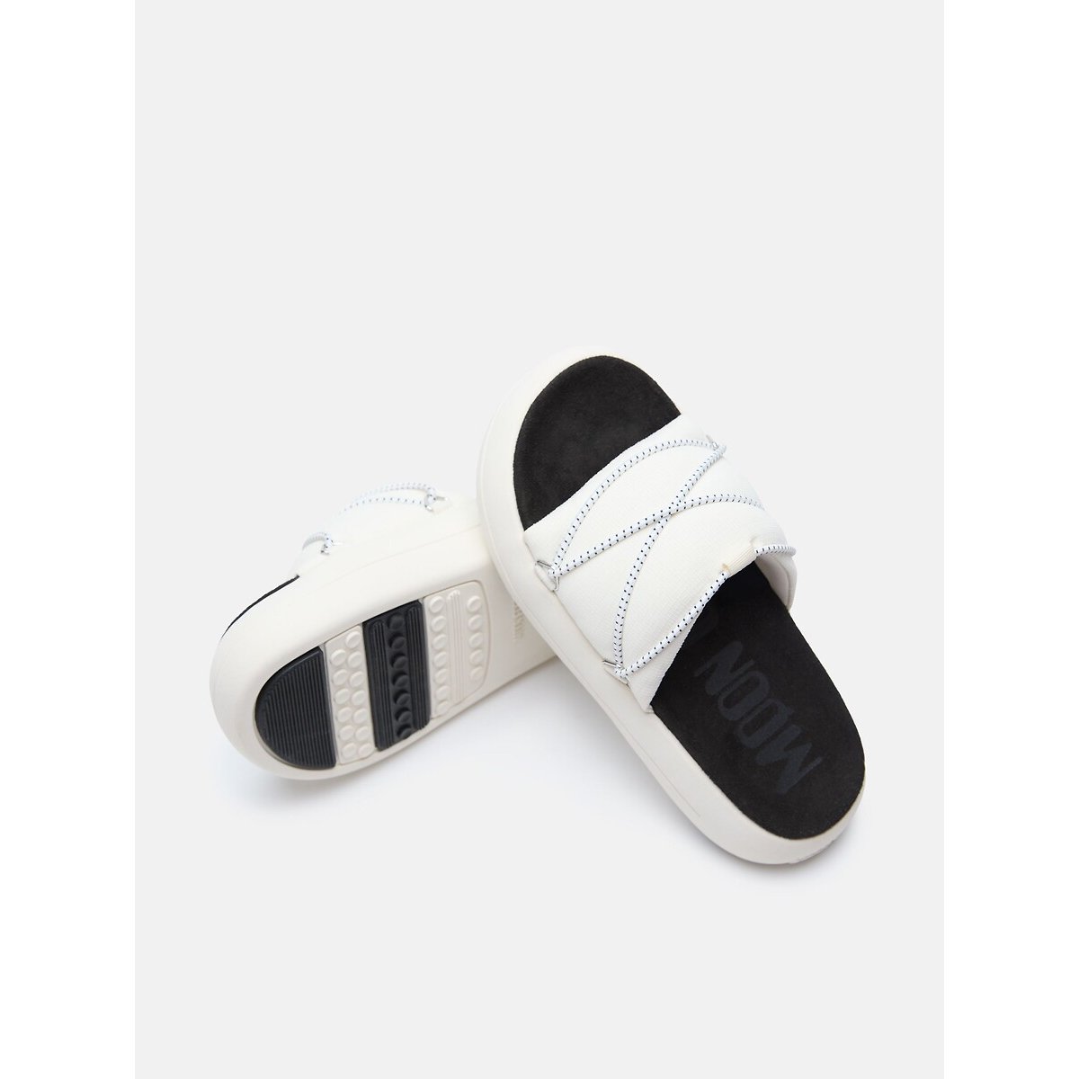 MB Icon Mules white, MOON BOOT