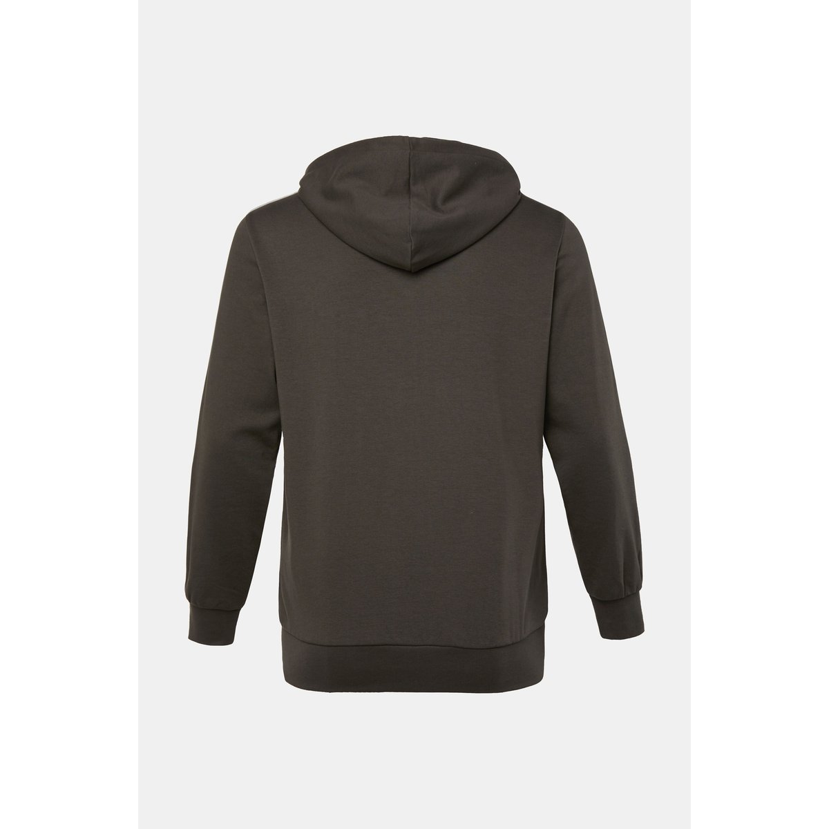 Veste à capuche en molleton gris argile, STHUGE