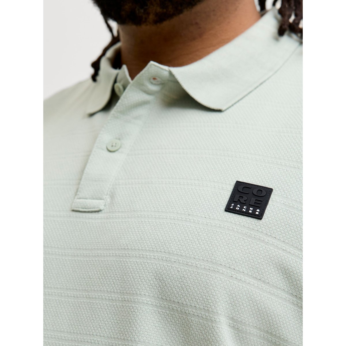 Polo turquiose - aqua gray 1, JACK & JONES