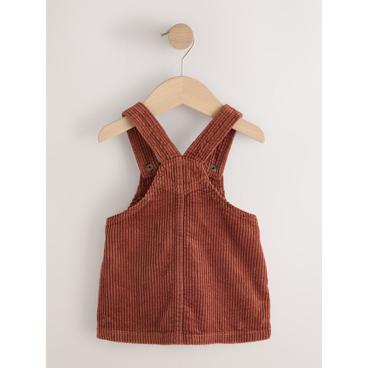 Robe chasuble en velours côtelé érable brun, NEXT