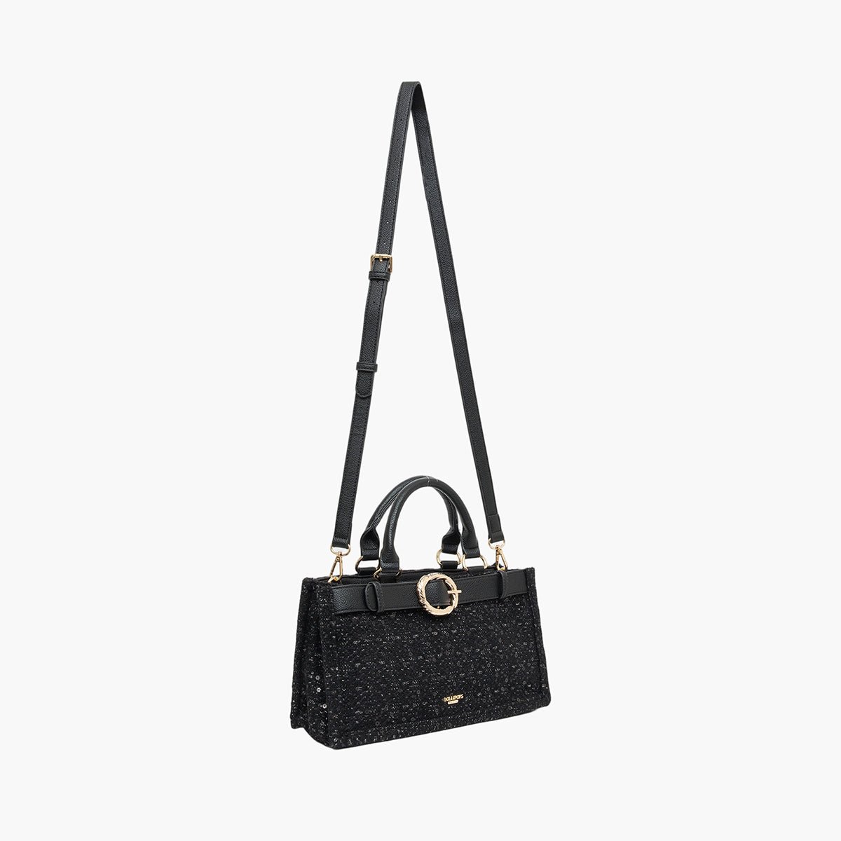 Sac shopper Toundra noir,doré, LOLLIPOPS