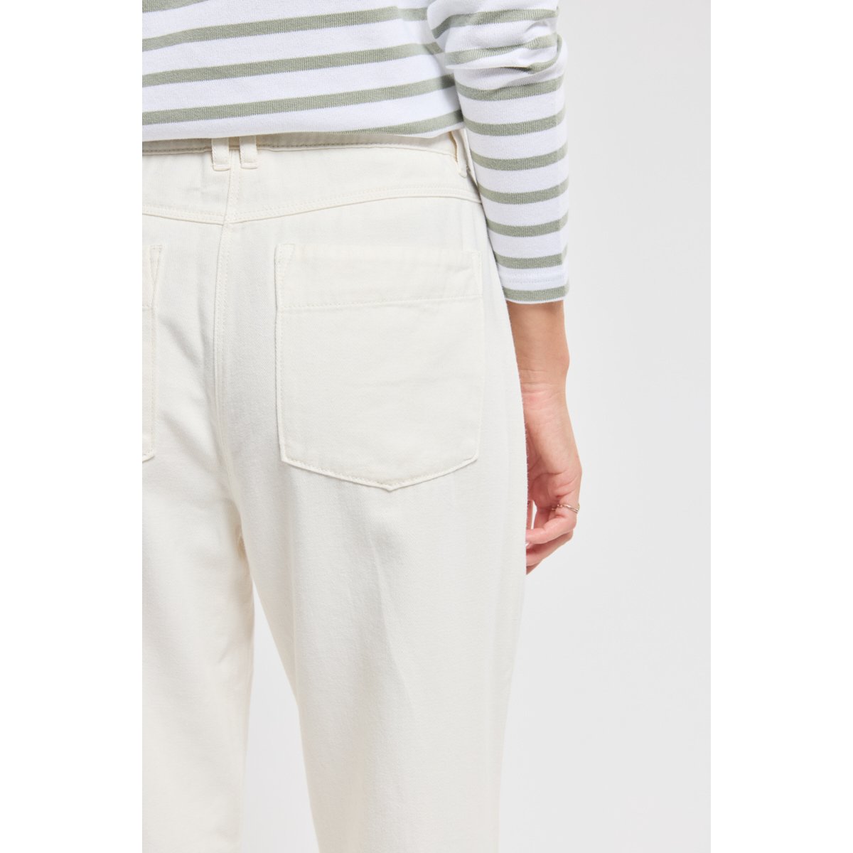 Pantalon large en denim naturel, ARMOR-LUX