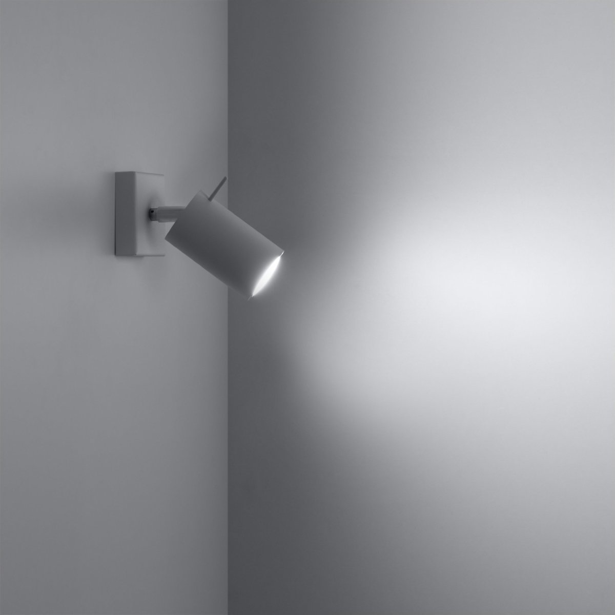 Applique Acier Blanc GU10 1 Ring blanc, EDEN