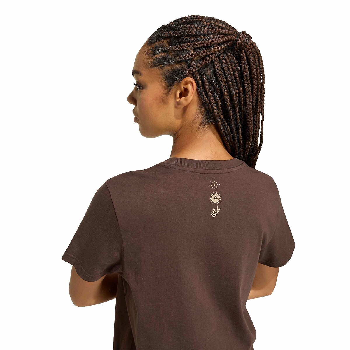 Leopard Print Short Sleeve T-Shirt brown/leopard, ADIDAS SPORTSWEAR