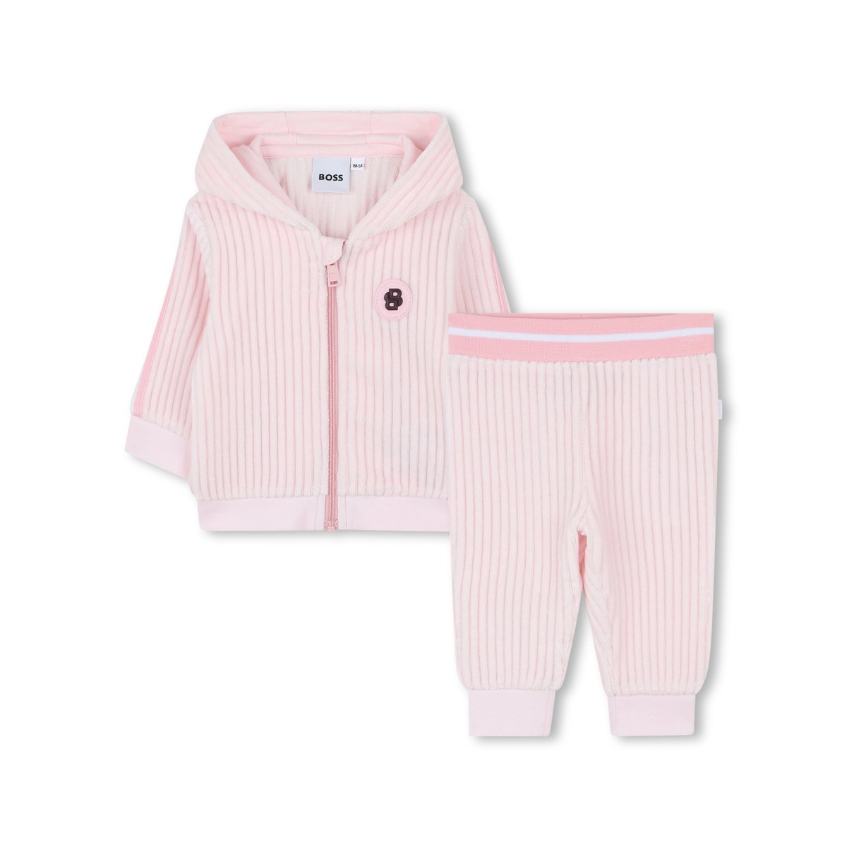 Ensemble de jogging baby pink, BOSS KIDSWEAR