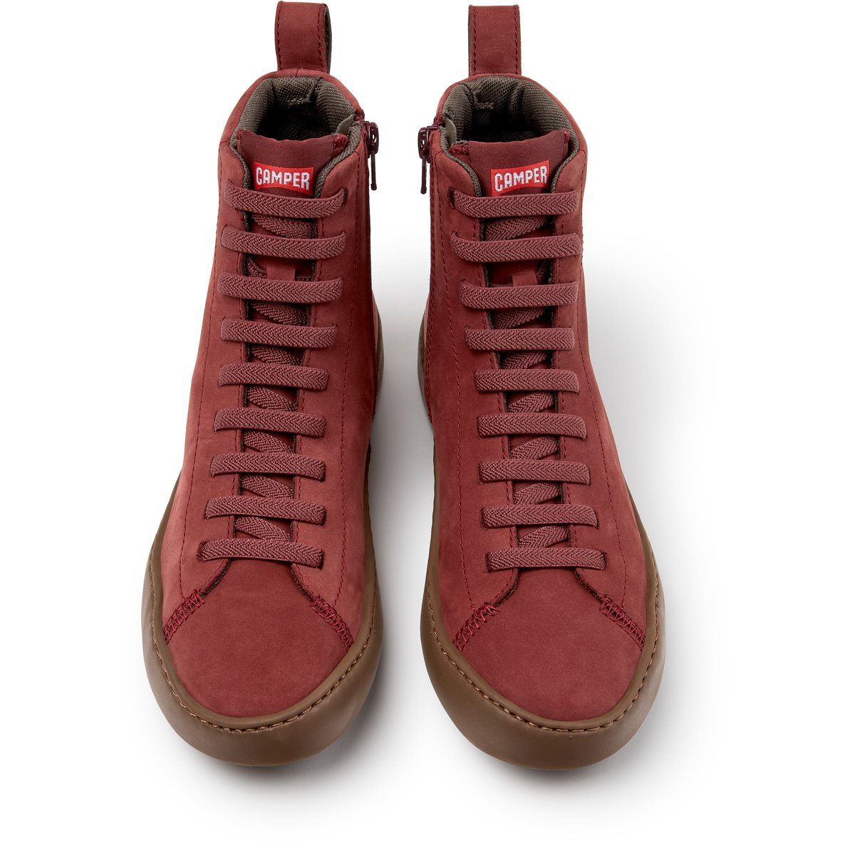 Sneaker-Bootie Peu Touring Nubuck Leather bourgogne 004, CAMPER
