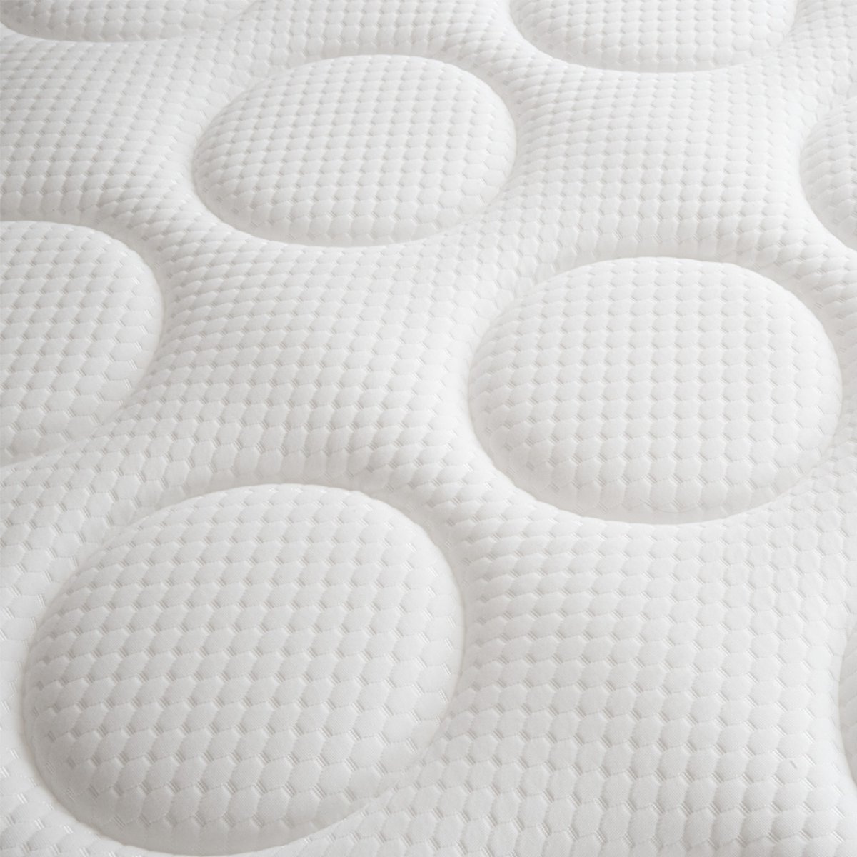 Matelas Mousse Cristal 90x200 cm Accueil Mémoire de forme blanc, OLYMPE LITERIE