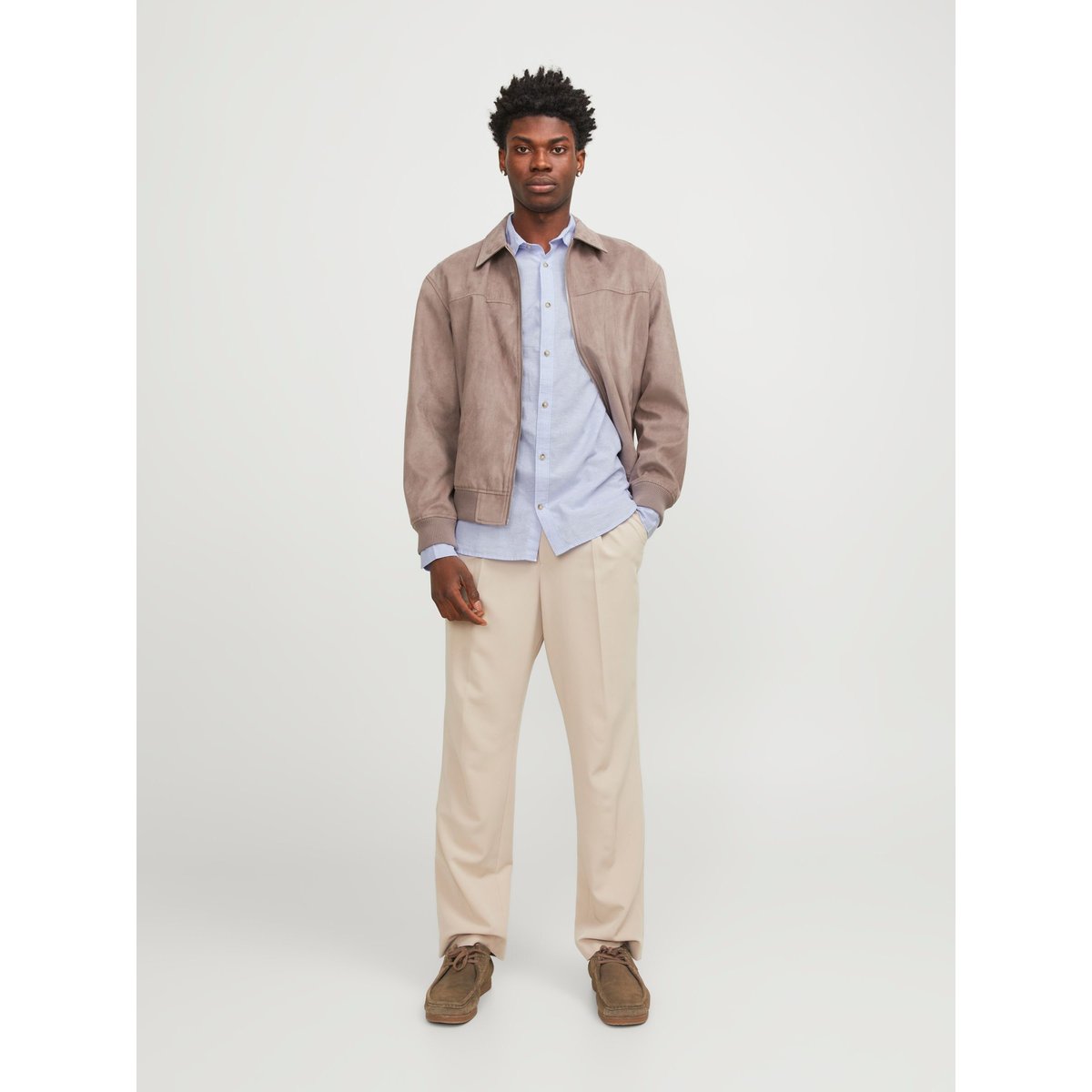 Chemise cashmere blue, JACK & JONES