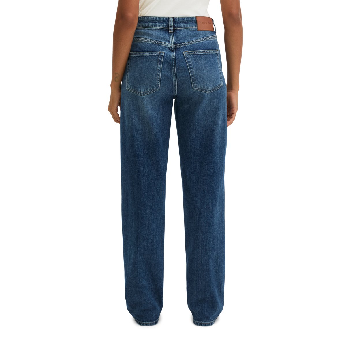 Jeans modèle Leby droit en Circulose® bleu, MARC O'POLO