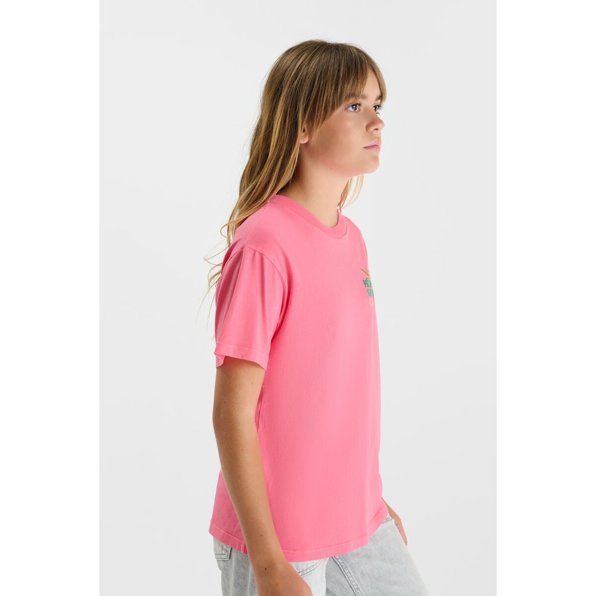 Tee-Shirt PALMSGI pink fluo, LE TEMPS DES CERISES