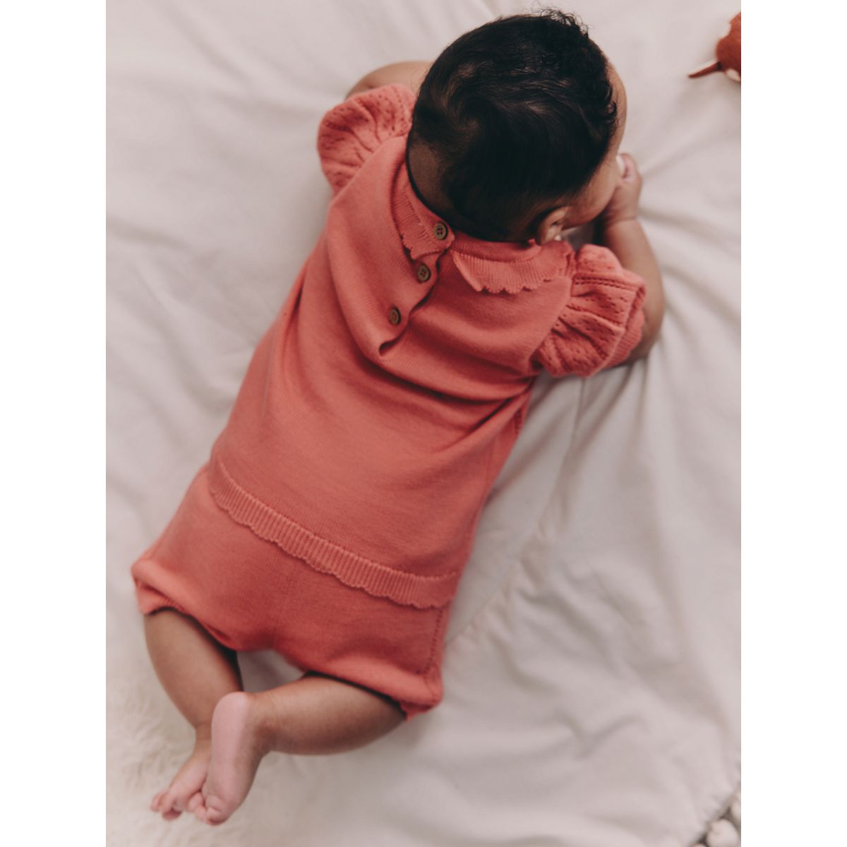 Short et haut en maille bébé, 2 pièces rose, NEXT