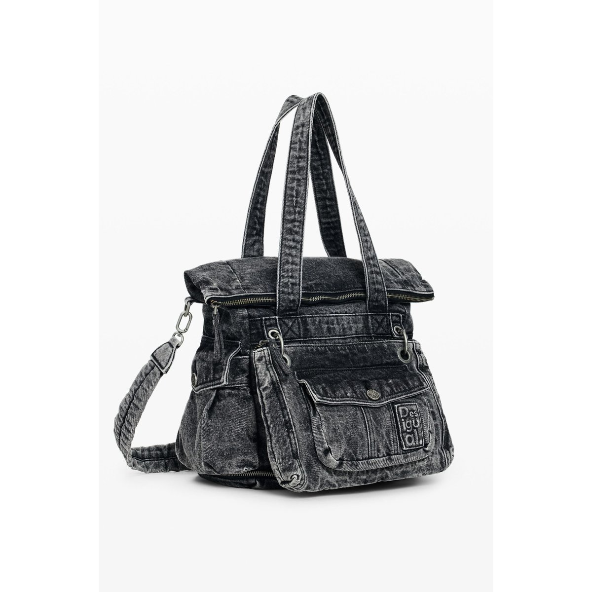 Grand sac à dos noir, DESIGUAL