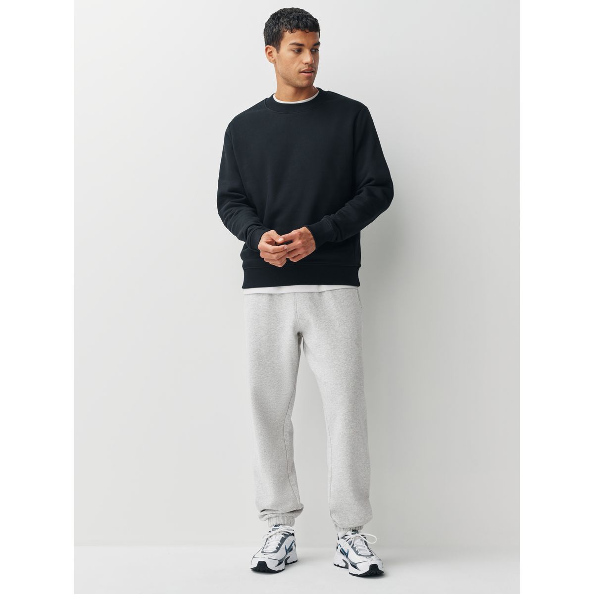 Pantalon de jogging épais à envers brossé gris, NEXT