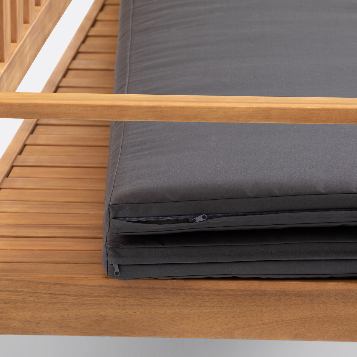 Canapé de jardin extensible, Aliza gris anthracite, LA REDOUTE INTERIEURS