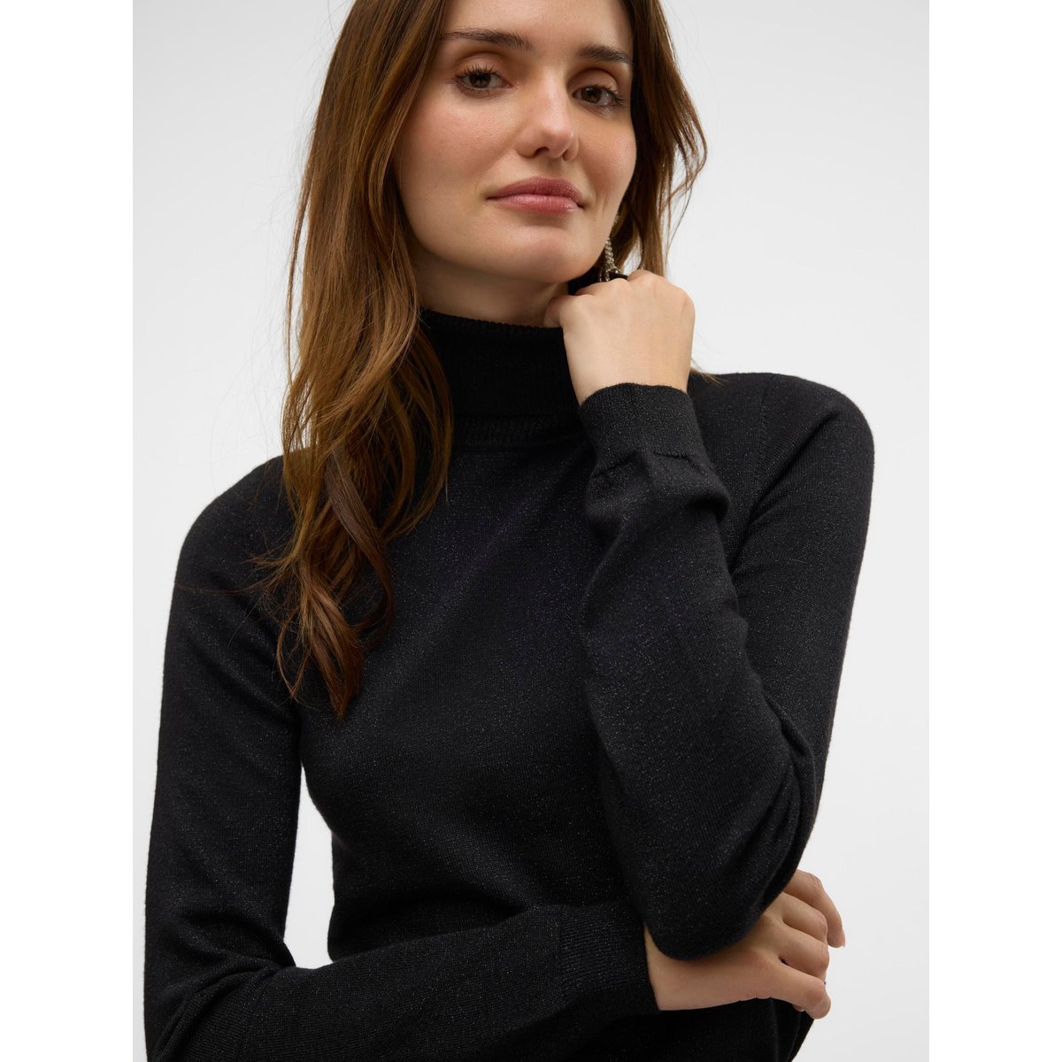 Pull En Maille black 1, VERO MODA