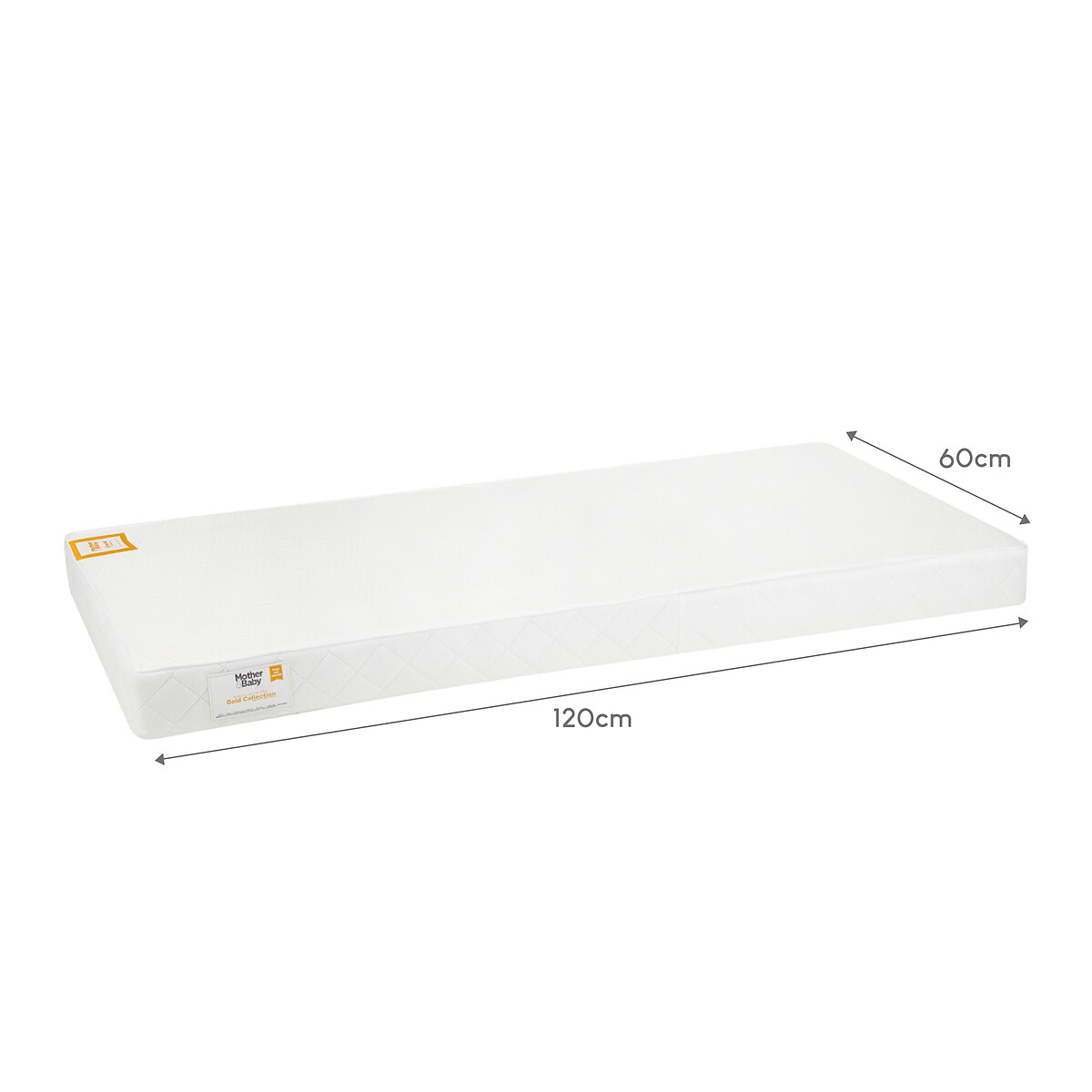 Coir Pocket Sprung Baby Mattress white, MOTHER&BABY