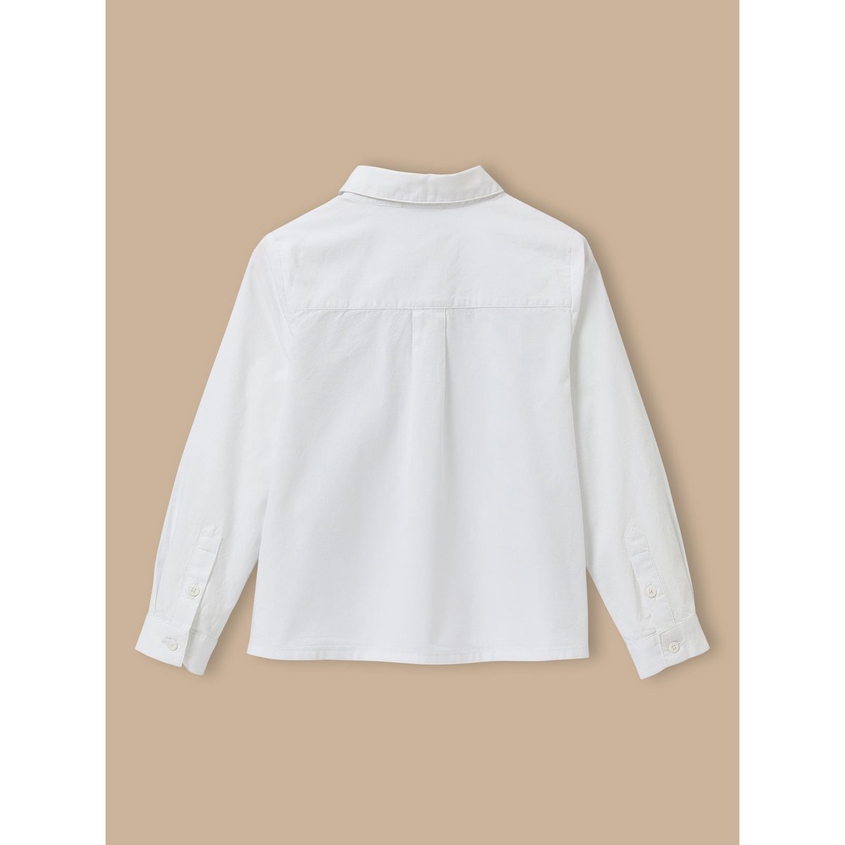 Chemise popeline de coton blanc, CYRILLUS
