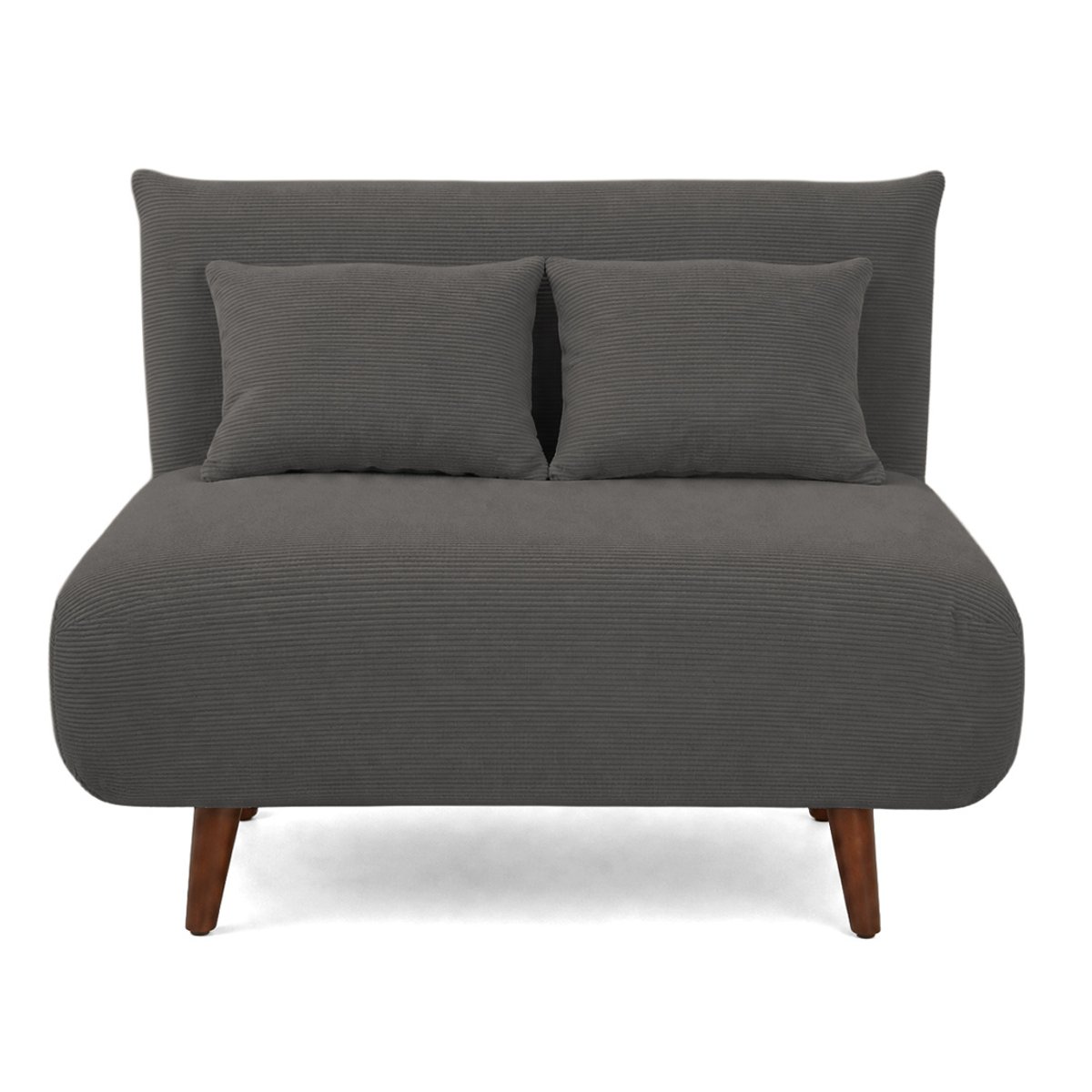 Banquette convertible clic-clac 1 place, LUMI gris, BEST MOBILIER