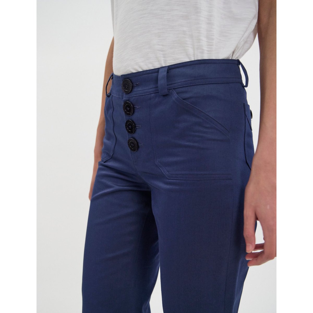 Pantalon charlotte bleu, INES DE LA FRESSANGE PARIS