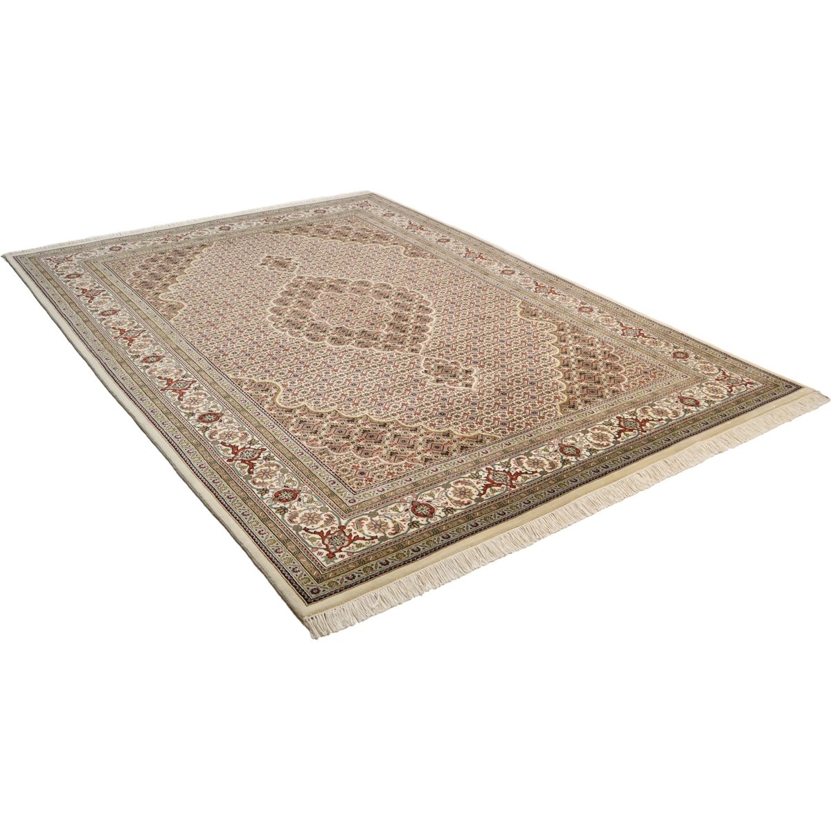 Tapis d'orient - SIRSA SILK crème / crème, THEKO