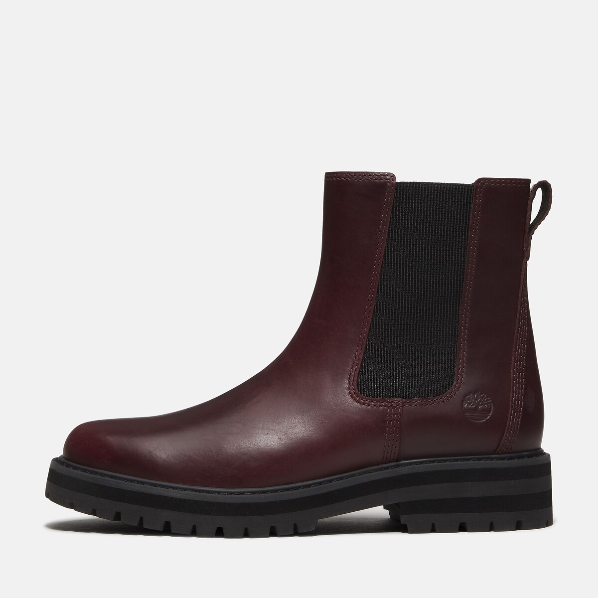 Bottines en cuir, BRITTON DRIVE MID CHELSEA bordeaux, TIMBERLAND