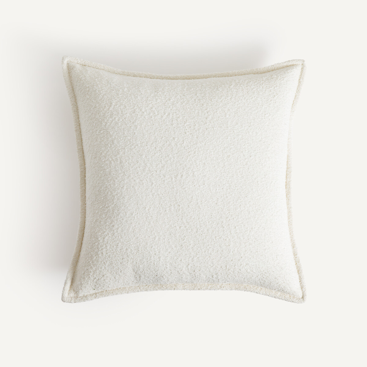 Housse de coussin en bouclette, Belvini blanc ecume, AM.PM
