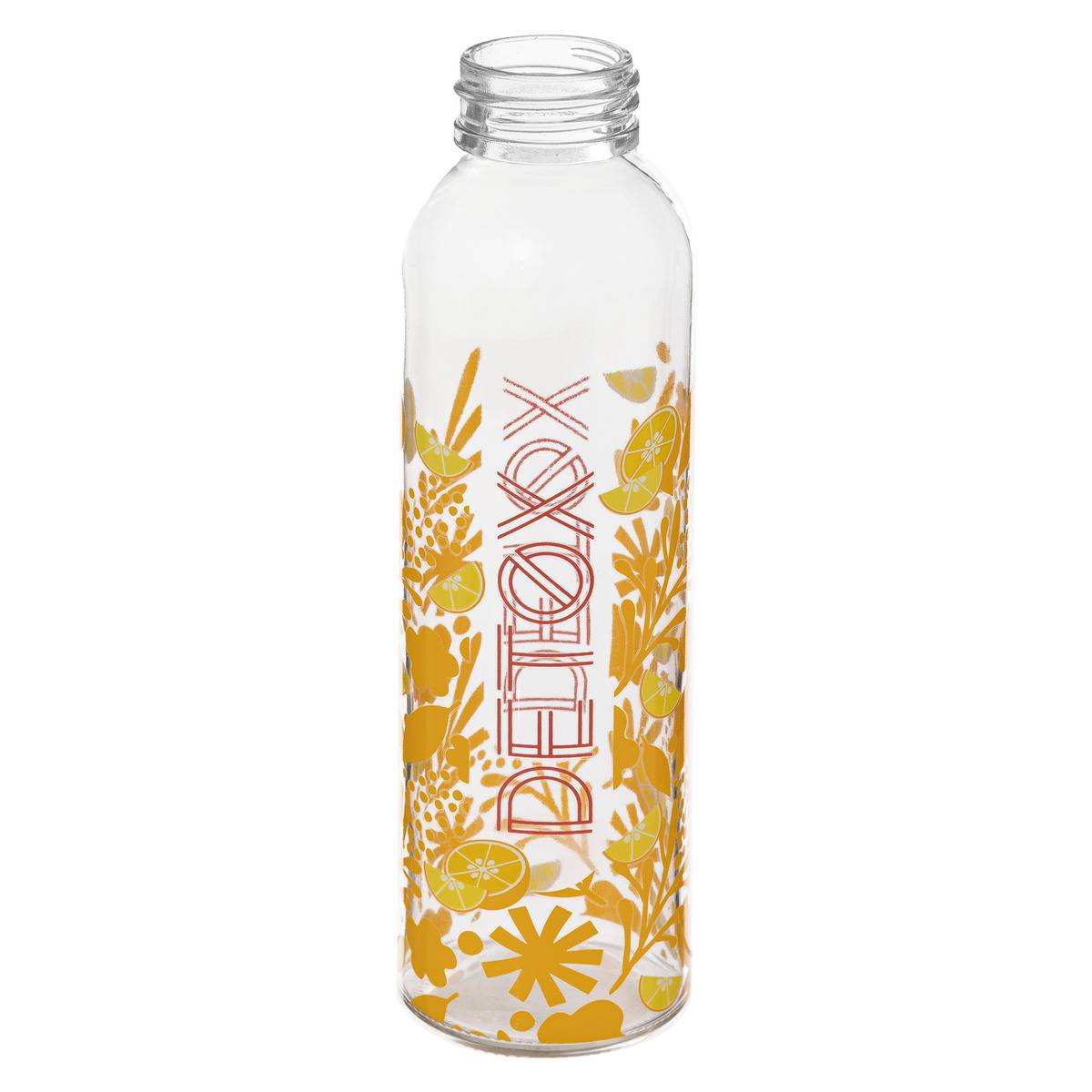 Bouteille réutilisable verre détox 0,5L vert, 5FIVE SIMPLY SMART