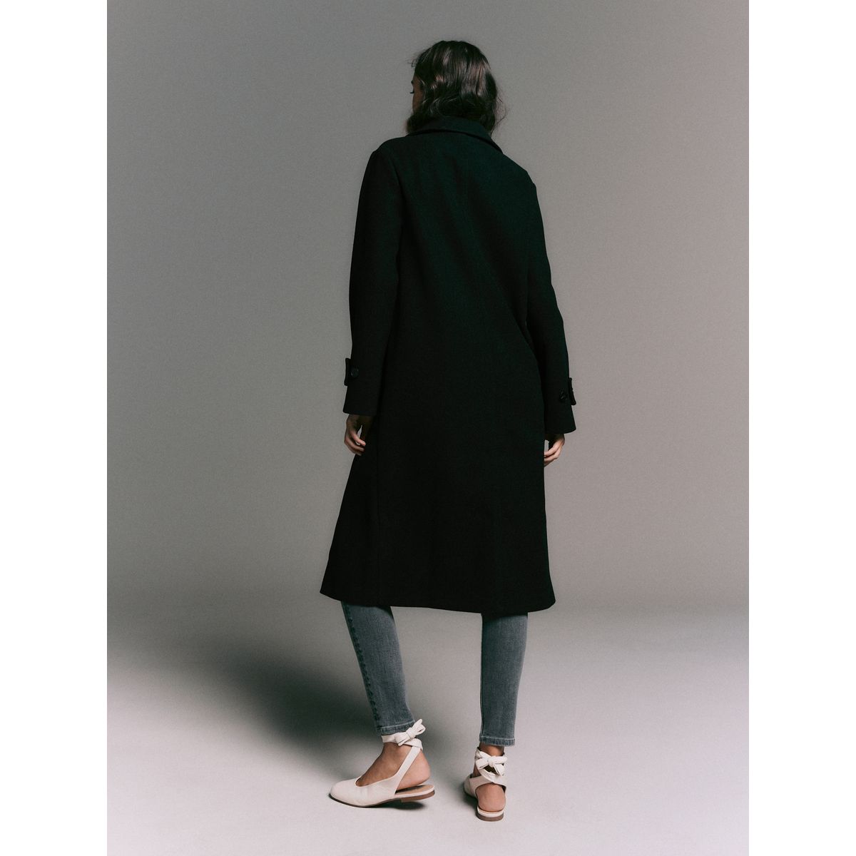 Manteau long noir, NEXT