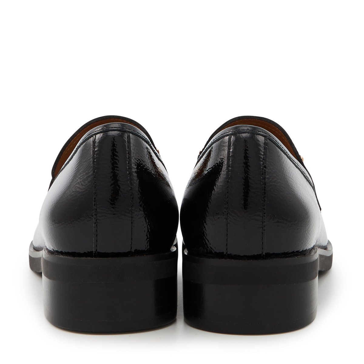 Mocassins Louisa Cuir Brillant noir, BONS BAISERS