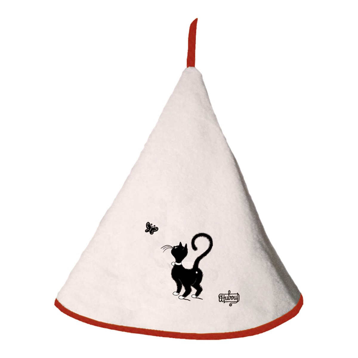 Essuie Mains Dubout Chat Papillon ivoire, WINKLER