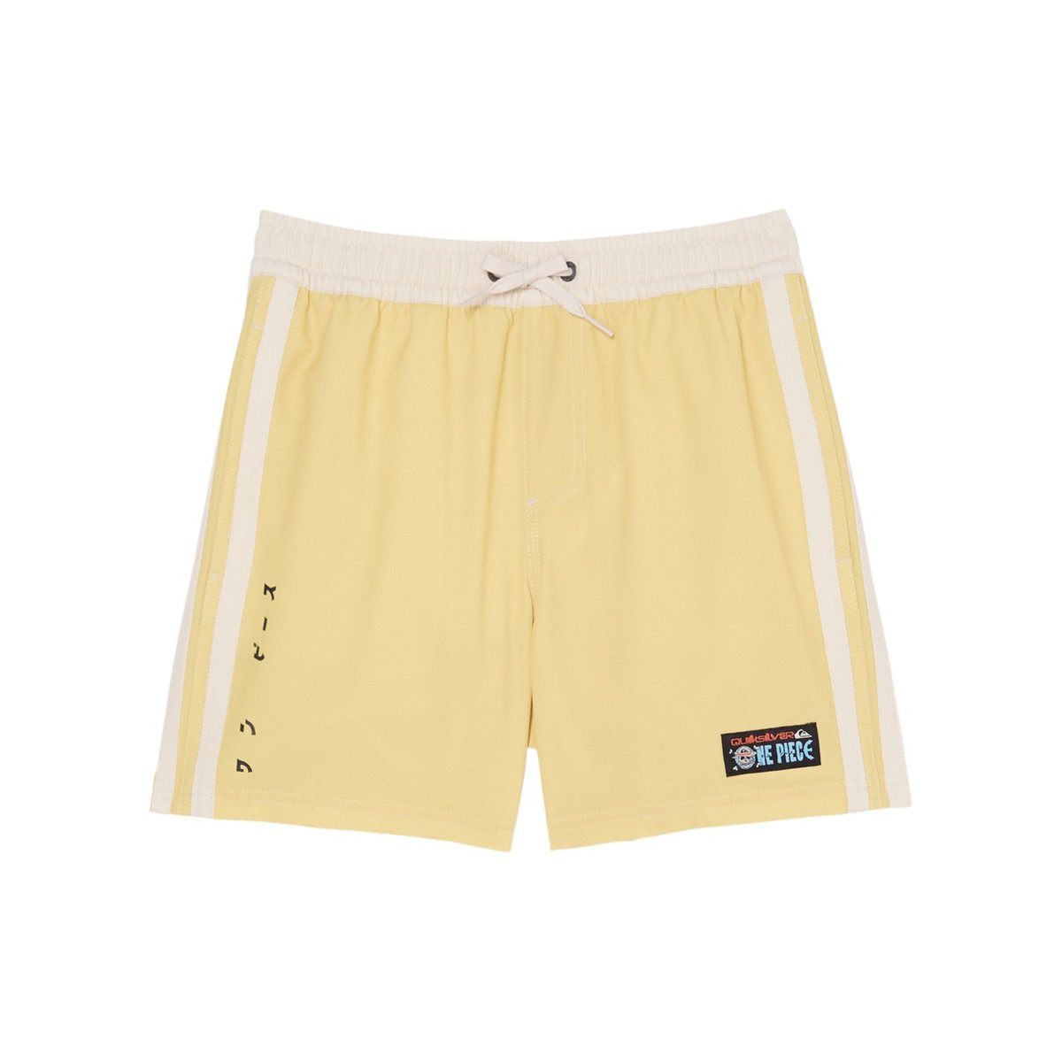 Short de bain ONE PIECE SOLID 14" jaune pampas, QUIKSILVER