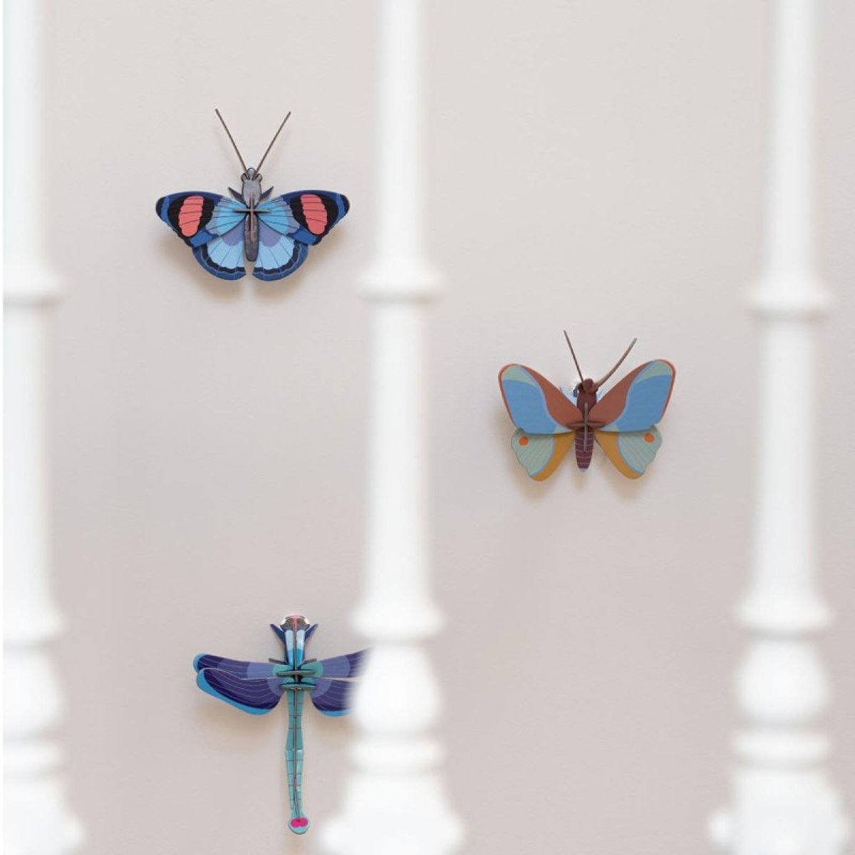 Papillon décoratif Claudina multicolore, STUDIO ROOF