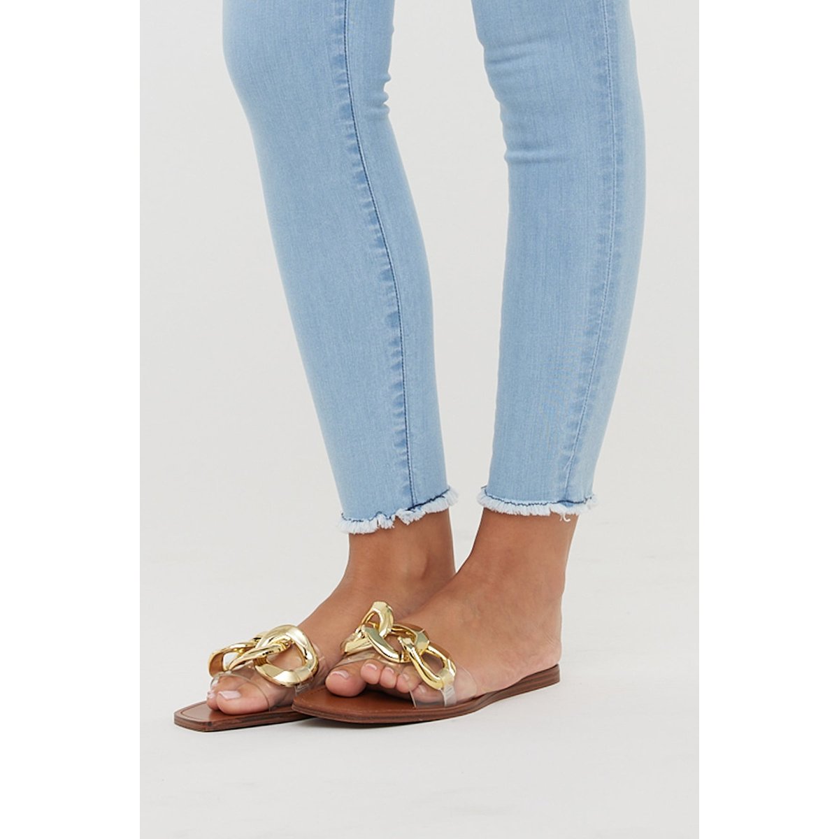 Jean coton skinny LC115F bleu, LEE COOPER
