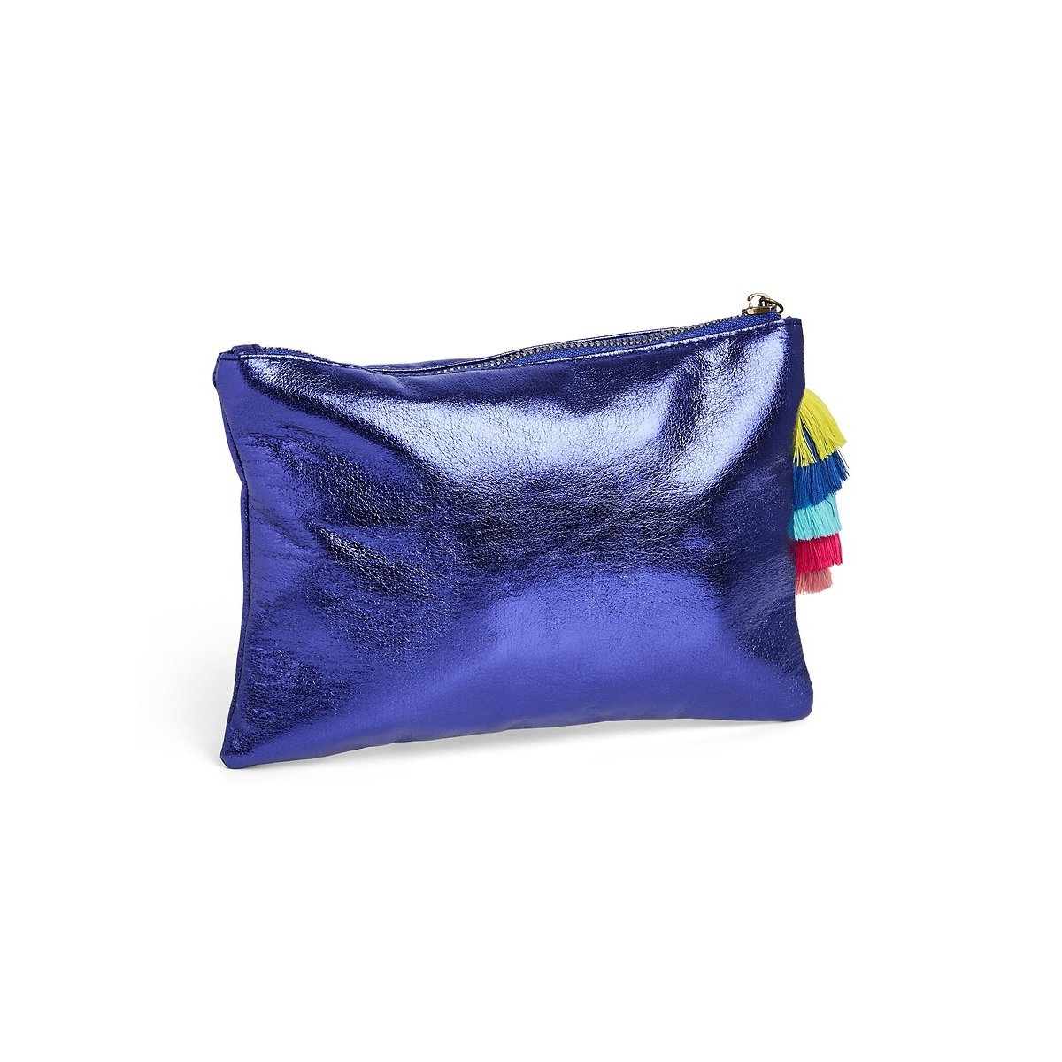 Petite pochette zippée, Amalie bleu, PIECES