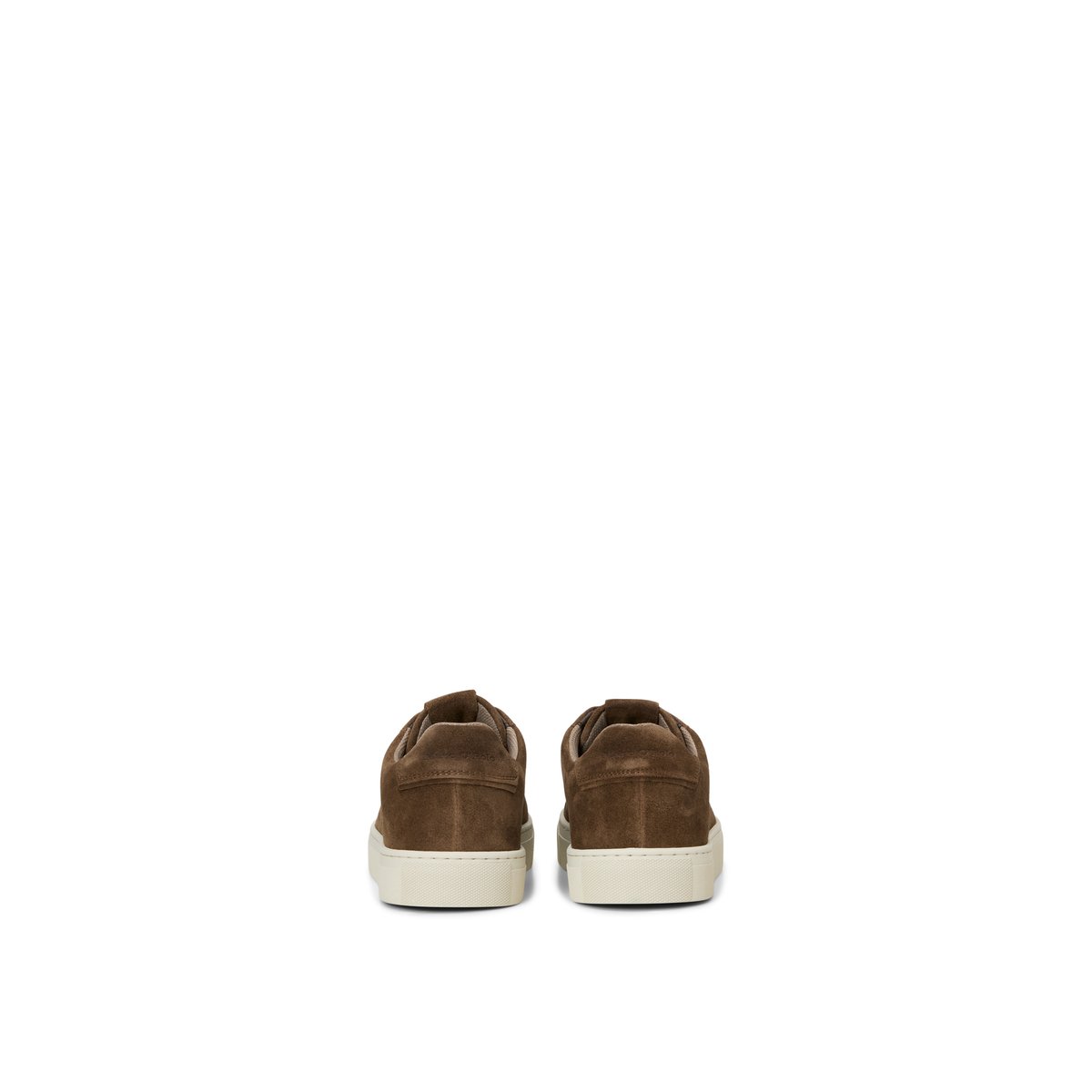 Baskets à semelles Cupsohlen, modèle Agar en cuir velours souple marron, MARC O'POLO