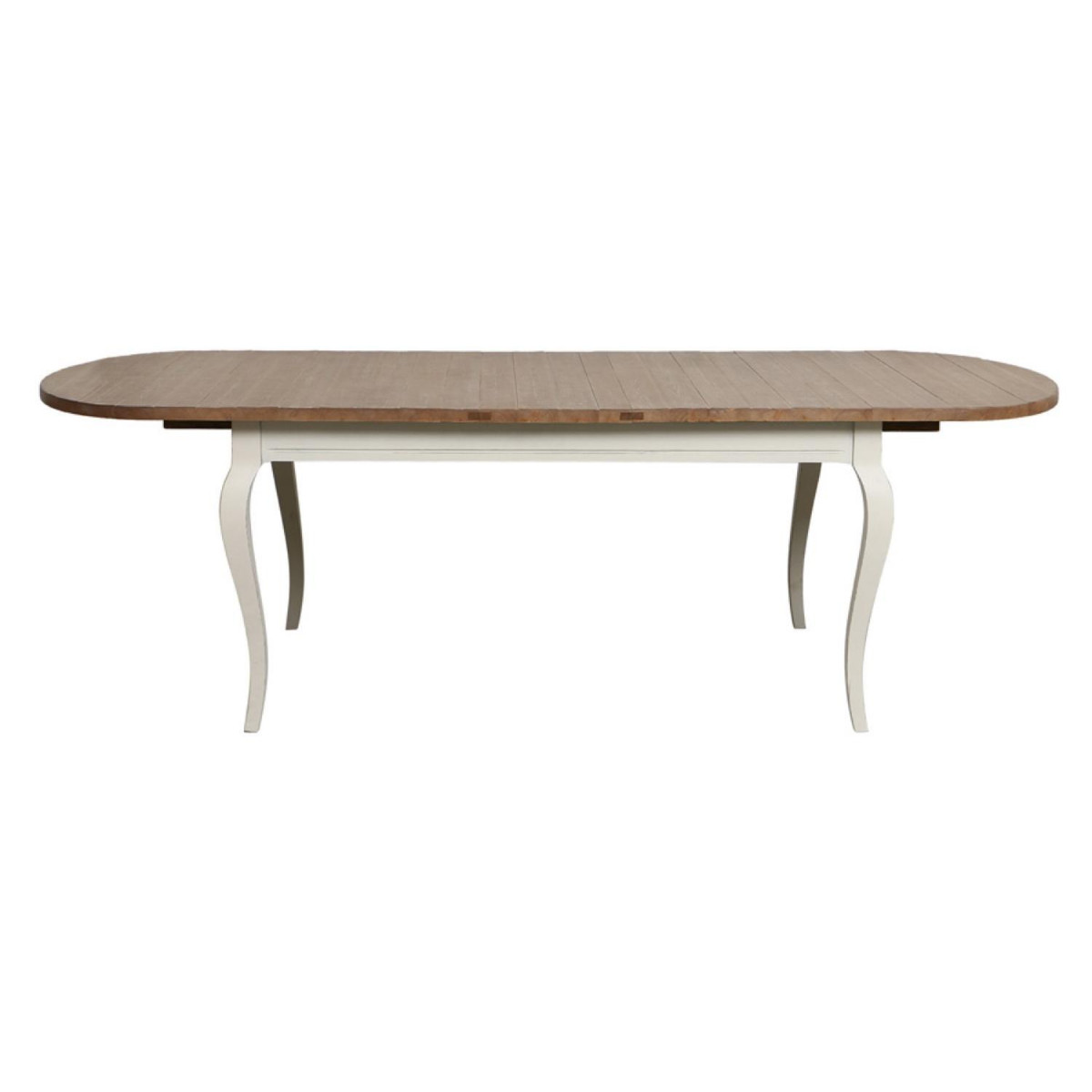 Table ovale extensible - PROVENCE blanc, INTERIOR'S