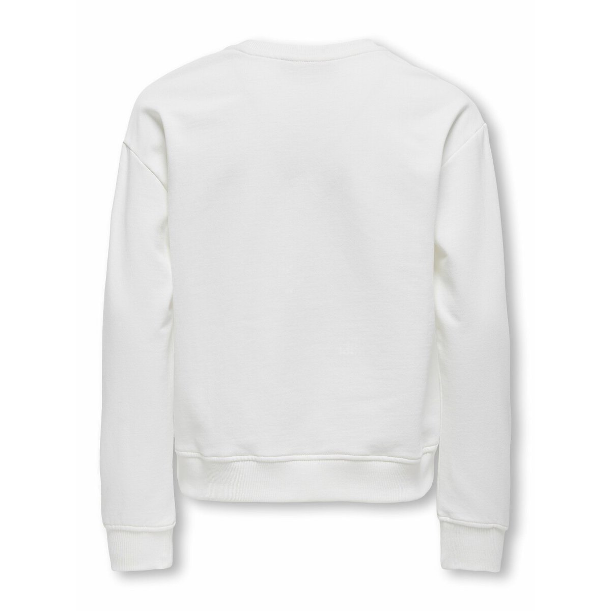 Sweater met ronde hals wit, KIDS ONLY