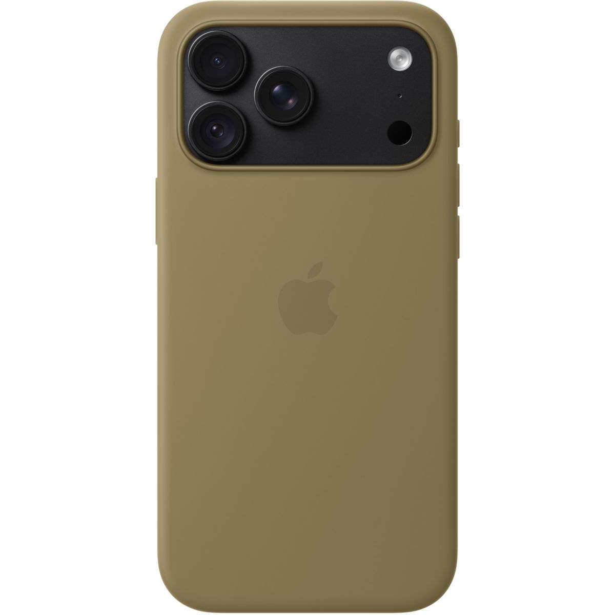 Coque iPhone 18 Pro Max Magsafe Olive Silicone couleur unique, APPLE