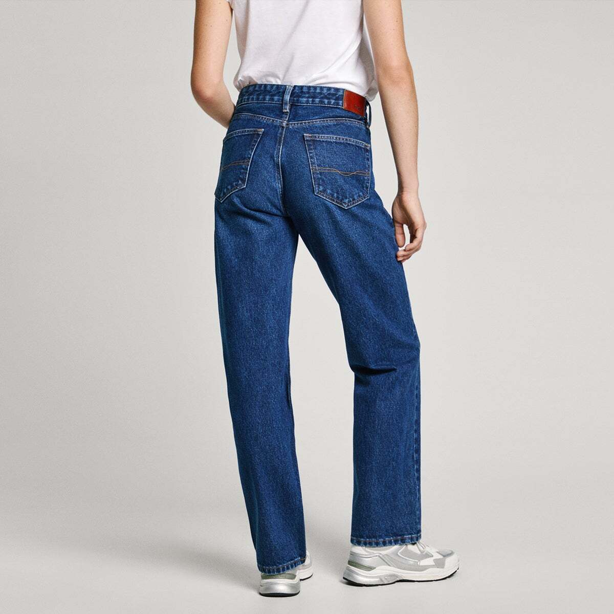 Jean Coupe Regular, Taille Haute 14.5oz blue rigid denim, PEPE JEANS